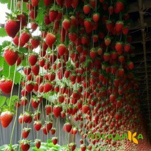 Клубника ампельная Анастасия купить по цене от 370р. в интернет-магазине «Посадика» с доставкой почтой в в Киселевске и по всей России – [изображение №1].
