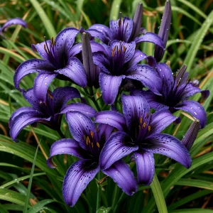 Лилейник Блю Айрис купить по цене от 324р. в интернет-магазине «Посадика» с доставкой почтой в в Киселевске и по всей России – [изображение №1].