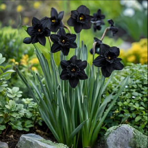 Нарцисс Тень Королевы купить по цене от 500р. в интернет-магазине «Посадика» с доставкой почтой в в Киселевске и по всей России – [изображение №1].